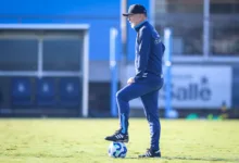 Mano Menezes pelo Grêmio quer vitória no domingo - Foto: Lucas Uebel/Grêmio