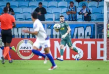 Tiago Volpi pelo Grêmio
