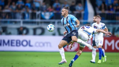 Martin Braithwaite em Grêmio x Godoy Cruz
