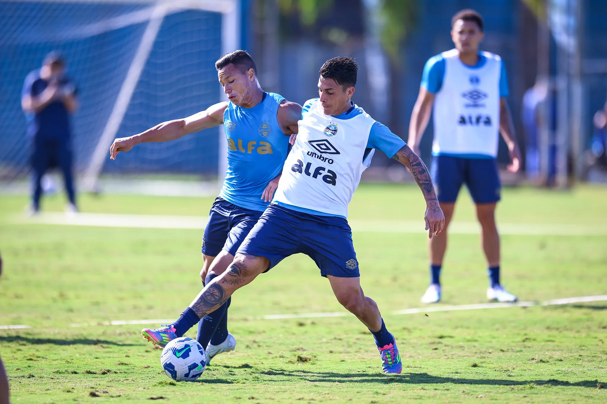 E Pavón? Atacante volta a treinar com bola, mas segue com futuro incerto no Grêmio Pavón pelo Grêmio