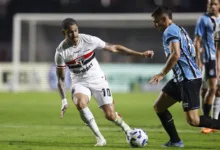 Luciano contra o Grêmio
