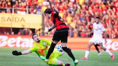 Jogo entre Sport x Internacional em jogo válido pelo campeonato brasileiro série A 2025, partida realizada no estádio da Ilha do Retiro, neste domingo (25). Foto: Paulo Paiva/ Sport Recife.