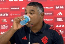 Roger Machado, comenta em entrevista coletiva a derrota do Inter por 4x0 para o Botafogo no Nilton Santos (Foto: Reprodução/GZH)