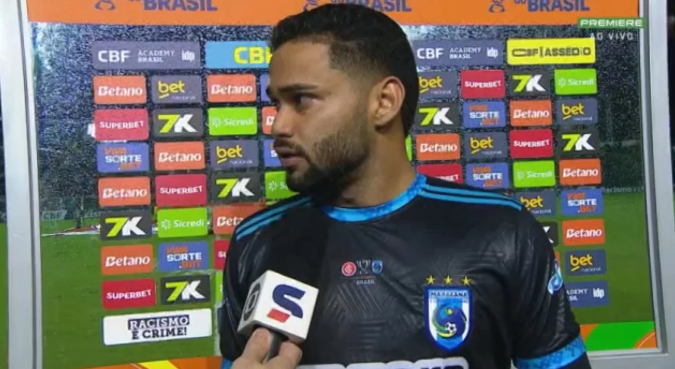 Não é mentira: goleiro do Maracanã divulga áudio do pai falando sobre Alan Patrick Rayr, jogador do Maracanã, em jogo contra o Inter, pala Copa do Brasil 2025