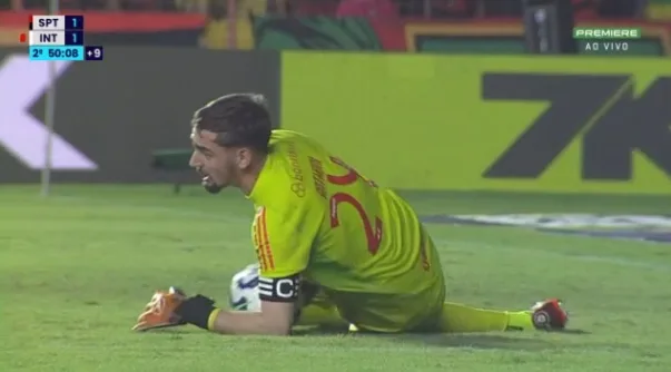 Sport 1x1 Inter: Roger Machado admite preocupação com sequência de gols sofridos Goleiro Anthoni, do Inter