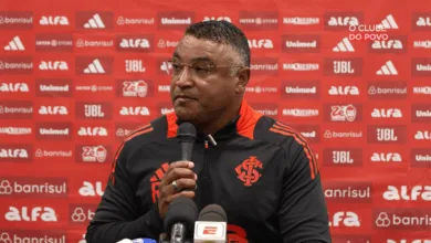 Roger Machado concede entrevista coletiva após a derrota do Inter fora de casa por 4x2 para o Corinthians, válido pelo Brasileirão 2025 Foto: Reprodução/YouTube/ TVInter