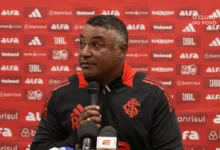 Roger Machado concede entrevista coletiva após a derrota do Inter fora de casa por 4x2 para o Corinthians, válido pelo Brasileirão 2025 Foto: Reprodução/YouTube/ TVInter