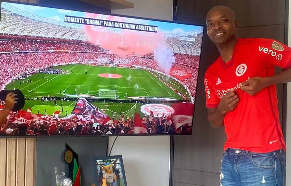 Como de costume, Rentería visita Inter na Colômbia e deseja sorte em partida decisiva Rentería pelo Inter