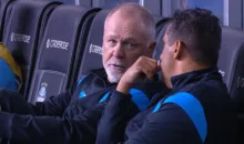 Mano Menezes, no empate do Grêmio em 1x1 contra o Bragantino na Arena (Foto: Reprodução/Premiere)