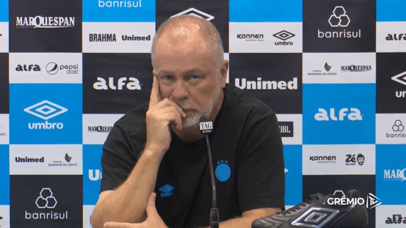 Otimista, Mano Menezes marca data para "transformar" o time do Grêmio Otimista, Mano Menezes marca data para "transformar" o time do Grêmio