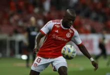 Enner Valencia jogando pelo Inter