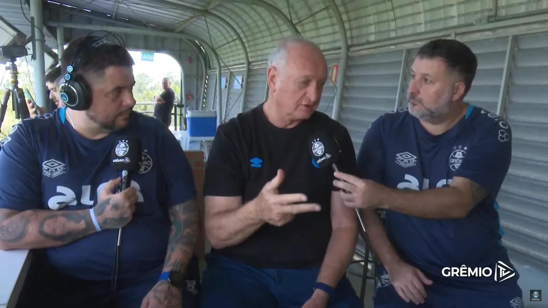 Felipão admite que o momento do Grêmio não é o ideal para os jovens da base Felipão fala para Grêmio TV
