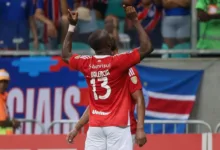 Enner Valencia pelo Inter Bahia x Internacional - Conmebol Libertadores - 03/04/2025