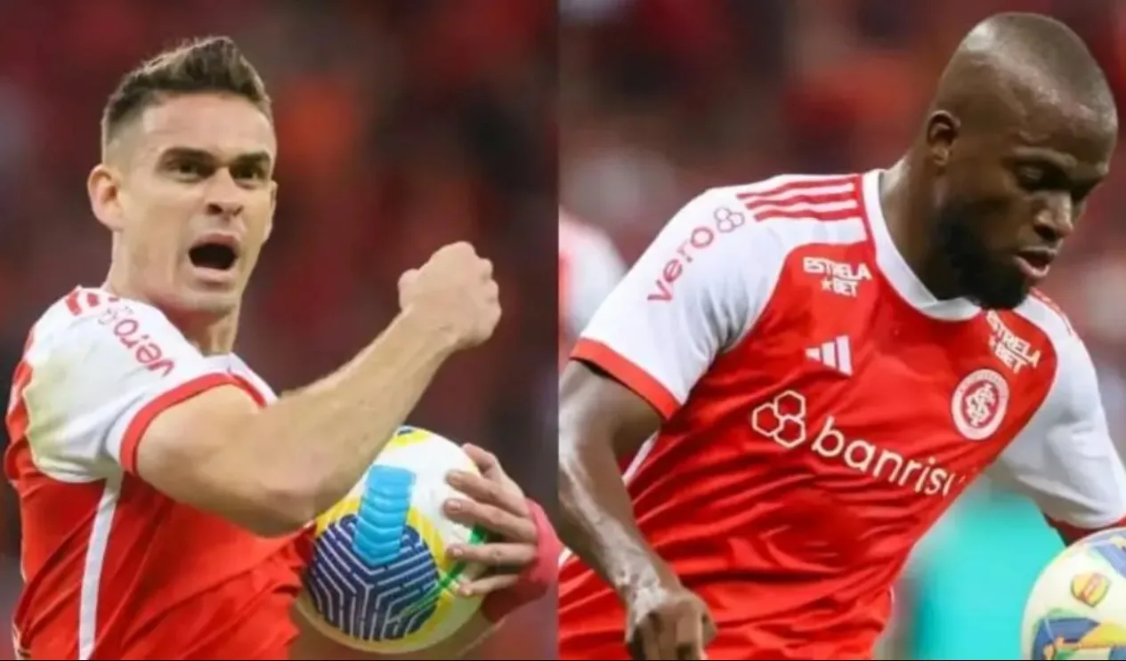 Altos salários e poucos gols? Jornalista questiona custo-benefício de Enner Valencia e Rafael Borré no Inter Rafael borré e Enner Valencia, no Inter