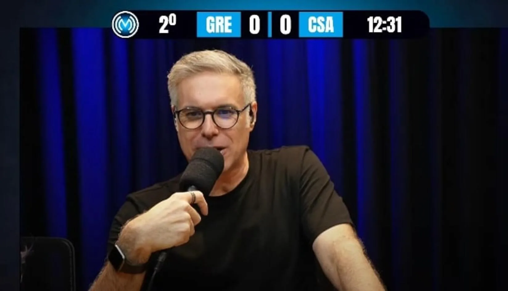 Após estreia, Marco de Vargas revela próximo jogo do Grêmio que vai narrar: "Alma e excelência" Marco de Vargas narra o Grêmio