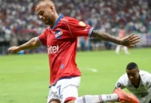 Nico López, ex-Inter, marcou para o Nacional contra o Bahia