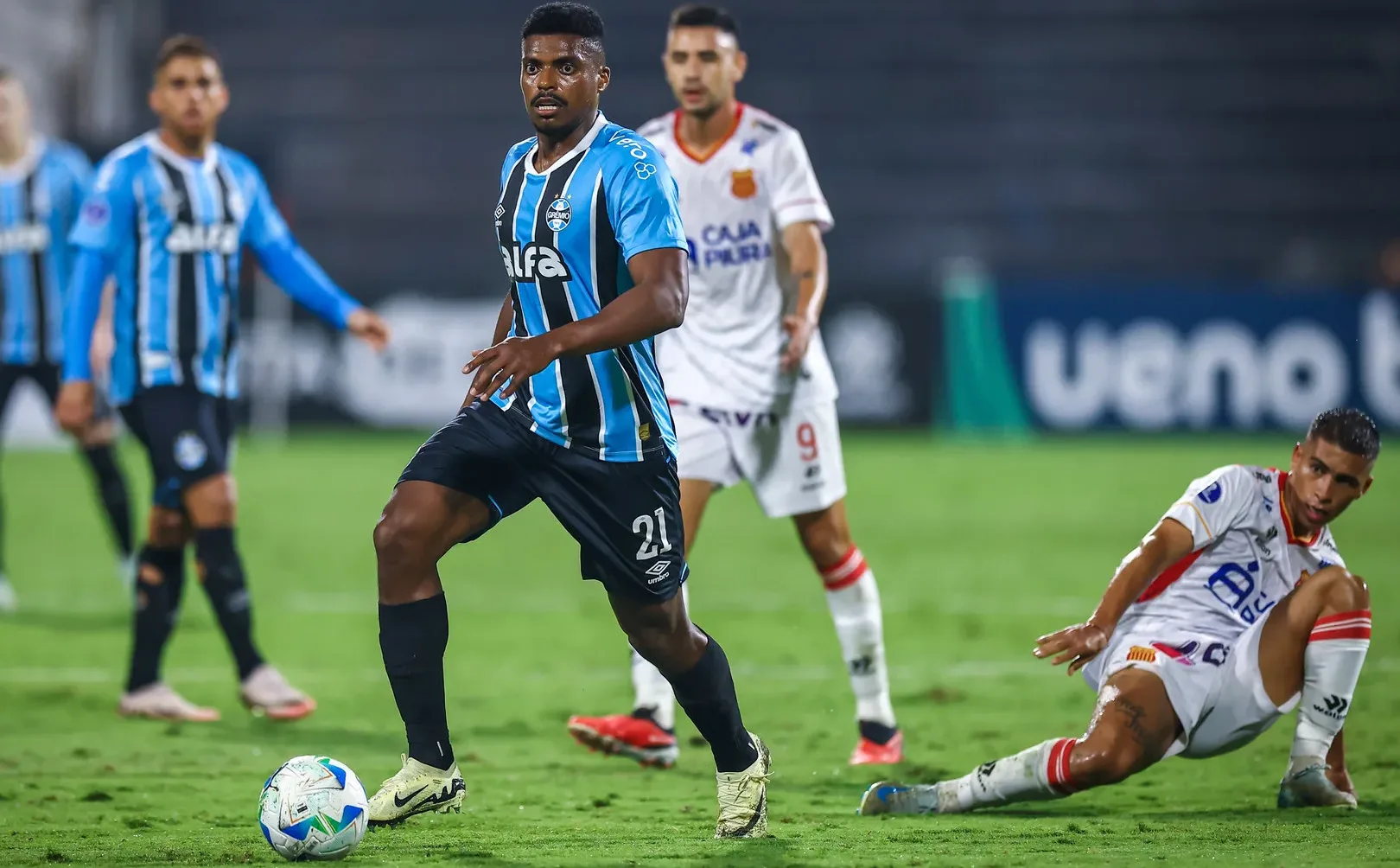 Novo Gladiador? Publicação de emissora sobre Jemerson surpreende torcida do Grêmio Jemerson, Grêmio (Lucas Uebel/Grêmio)