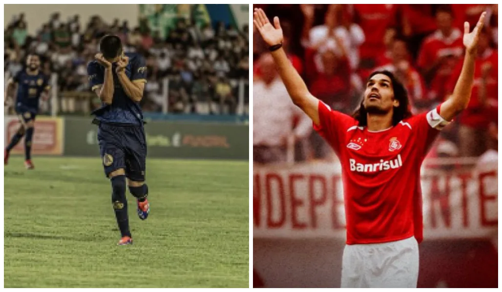 Filho de Fernandão marca gol no dia dos 11 anos da perda do pai: "Sempre por ti, meu herói" Fernandão Inter