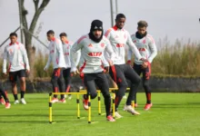 Ricardo Mathias, treina no CT do Inter