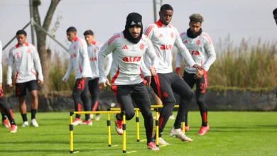Ricardo Mathias, treina no CT do Inter