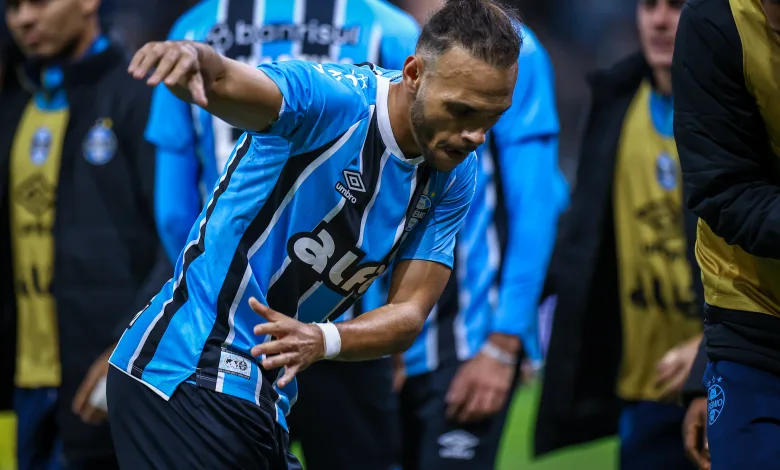 Braithwaite no empate do Grêmio