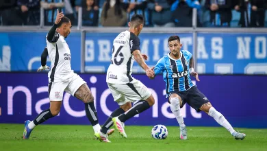 Olivera em Grêmio x Corinthians