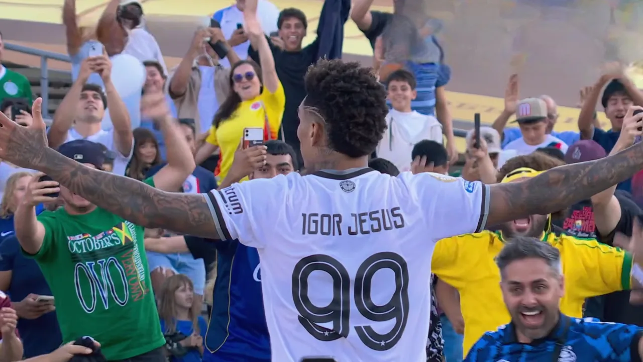 Após vitória do Botafogo sobre o PSG, Vagner Martins defende SAF no Inter Torcedor do Grêmio abraça Igor Jesus na comemoração do gol contra o PSG na Copa do Mundo de Clubes