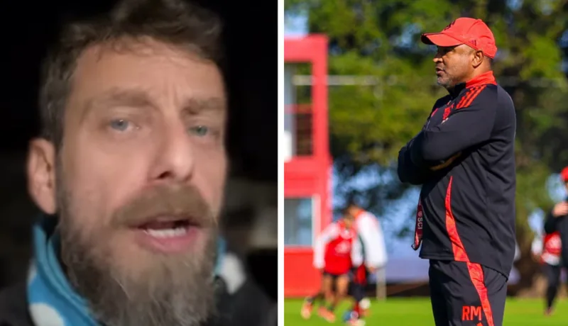 Comentarista ironiza Roger e pede continuidade na Calçada da Fama do Grêmio: "Vai rebaixar" Comentarista ironiza Roger e pede continuidade na Calçada da Fama do Grêmio: "Vai rebaixar"