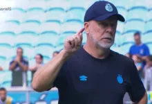 Mano Menezes, após partida pela Copa do Brasil com o Grêmio