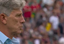 Ex-Grêmio, Renato (Gaúcho) Portaluppi, no jogo do Fluminense contra Ulsan HD, válido pela 2ª rodada da Copa do Mundo de Clubes Fifa
