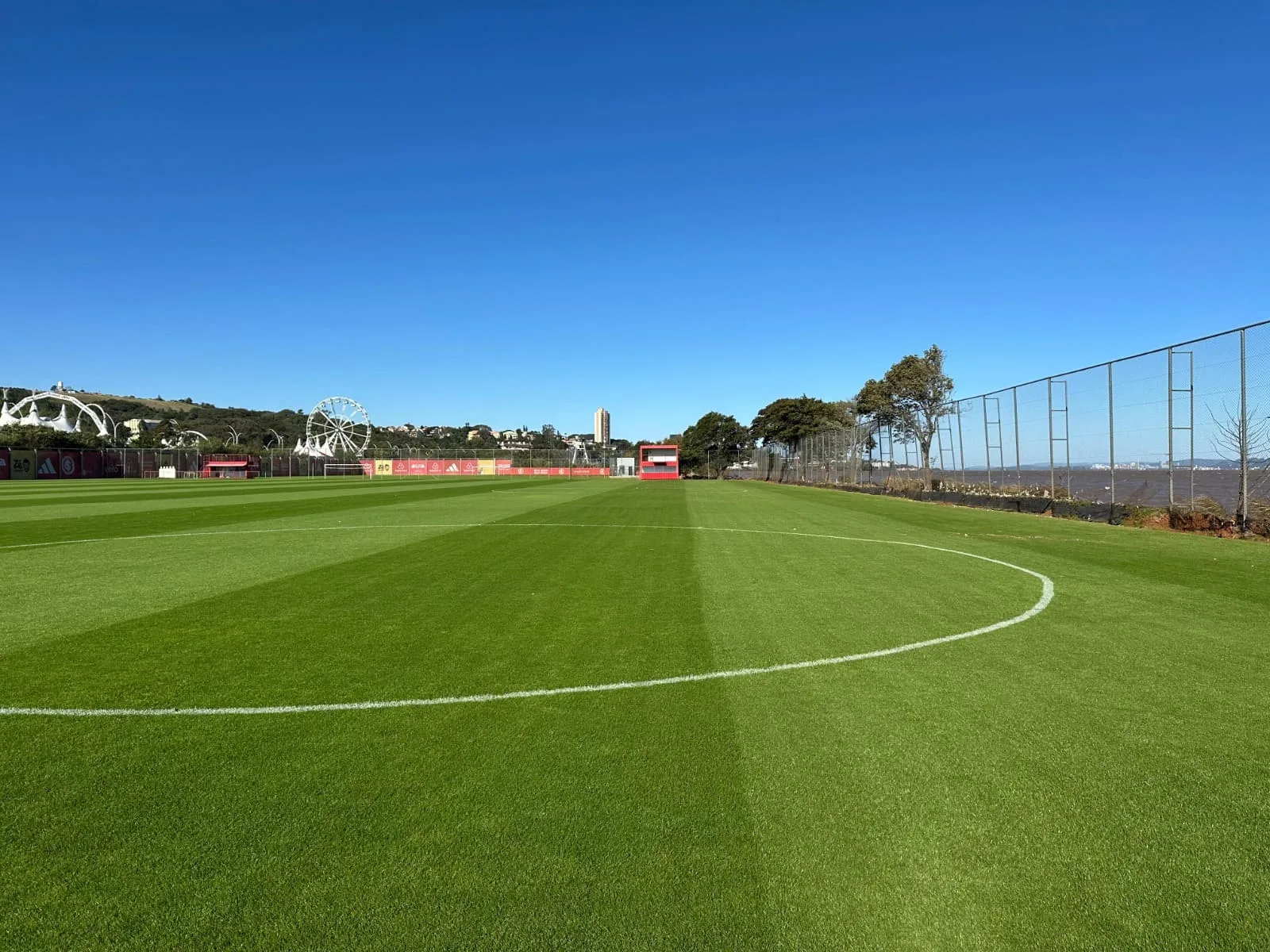 CT do Inter permanece preservado apesar da elevação do Guaíba