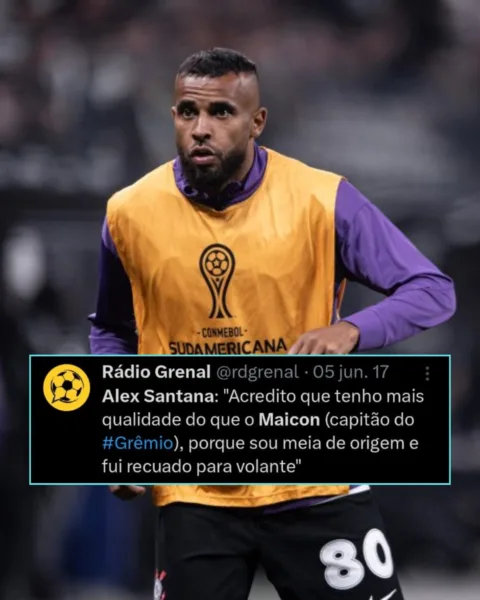 Novo reforço do Grêmio já citou Maicon e mandou D'Alessandro "longe"; relembre