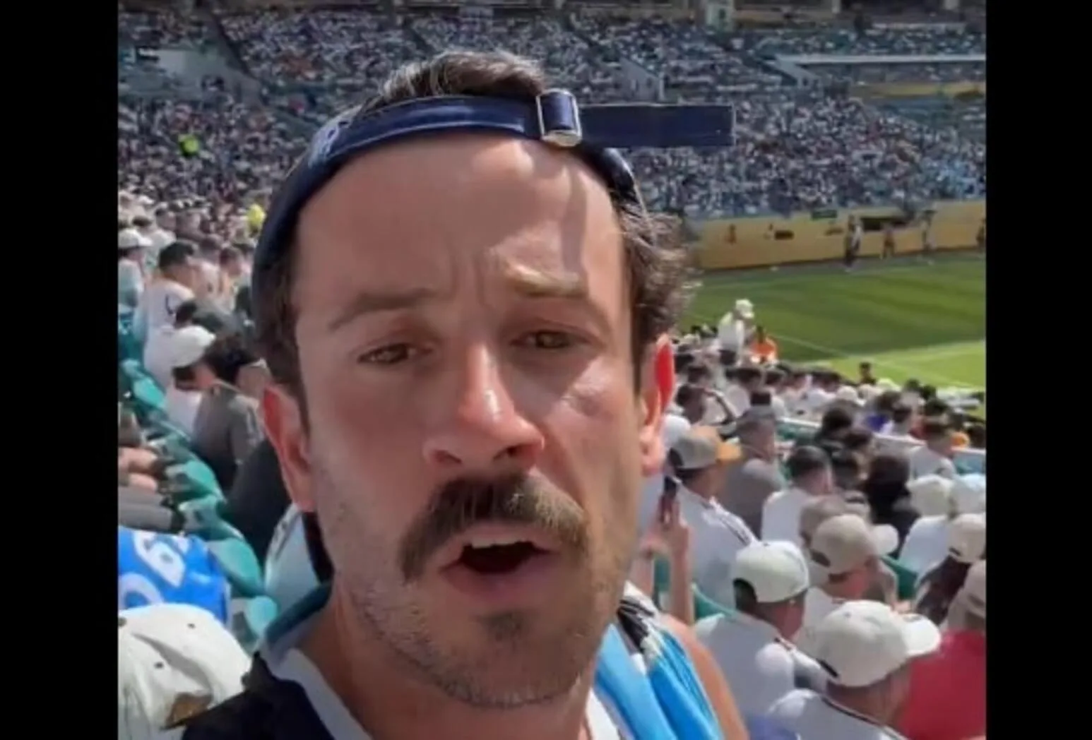 Em vídeo, Duda Garbi grita na arquibancada em jogo do Real Madrid: "Pênalti no Ramiro" Duda Garbi falando do Grêmio no Mundial