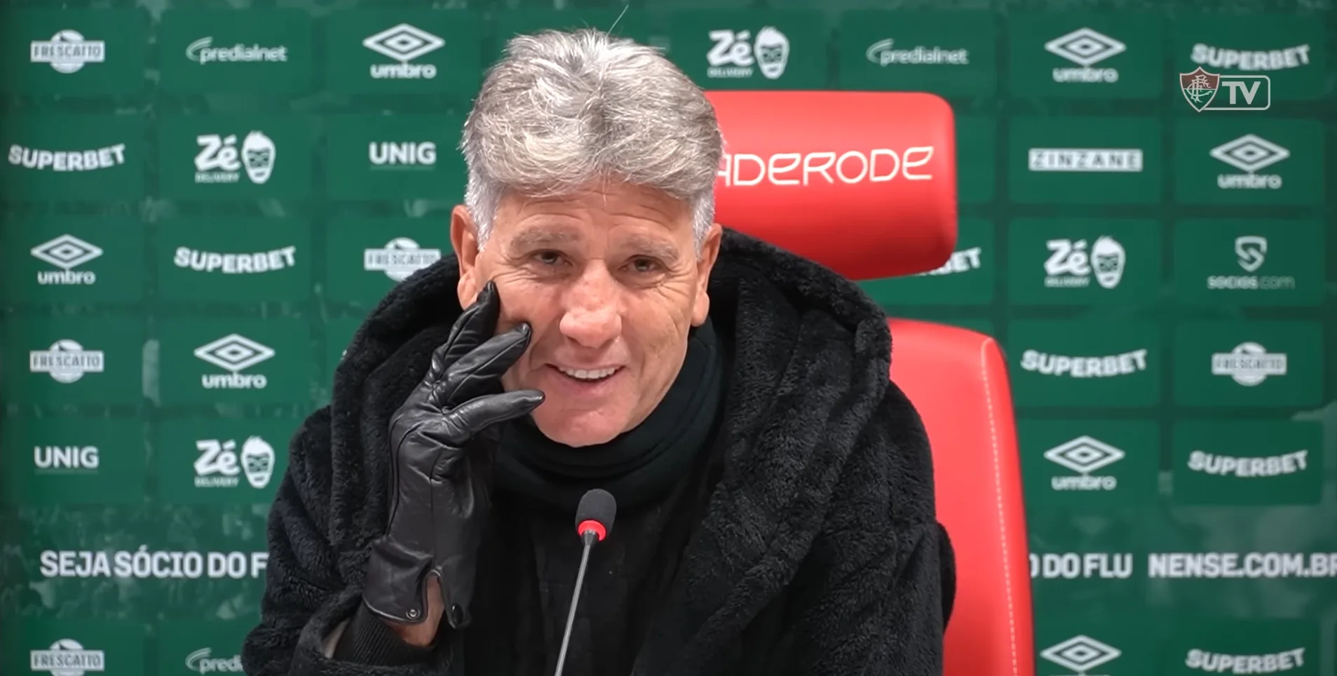 Ex-treinador do Grêmio, Renato Portaluppi, é treinador atual do Fluminense