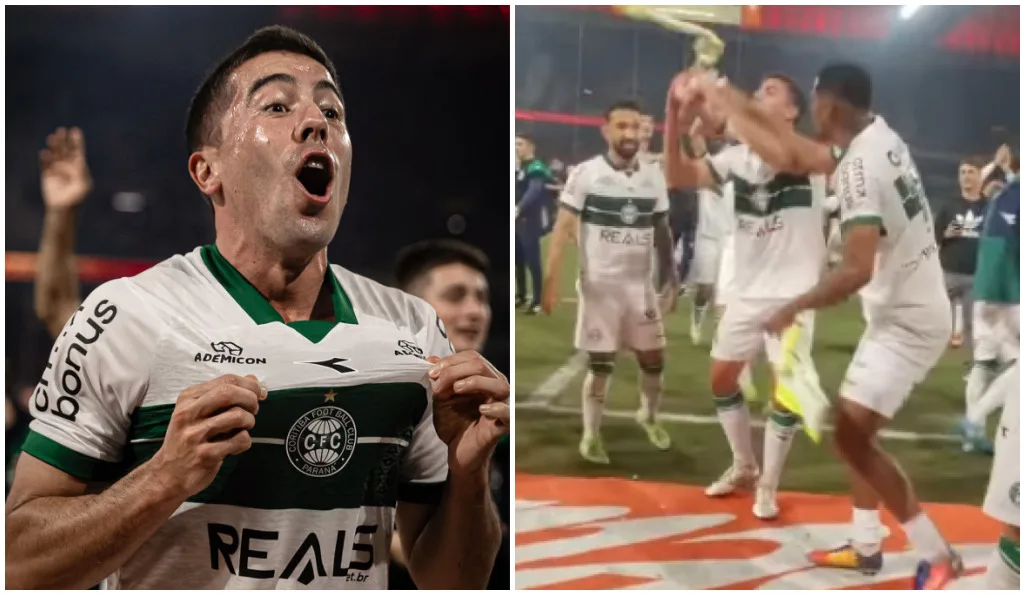 Ex-Inter, De Pena vence clássico, come pipoca da torcida rival e provoca: "Lindo demais" De Pena, ex-Inter, é do Coritiba