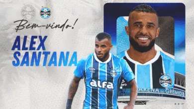 Grêmio anuncia a contratação de Alex Santana para reforçar o meio-campo Grêmio oficializa contratação de Alex Santana