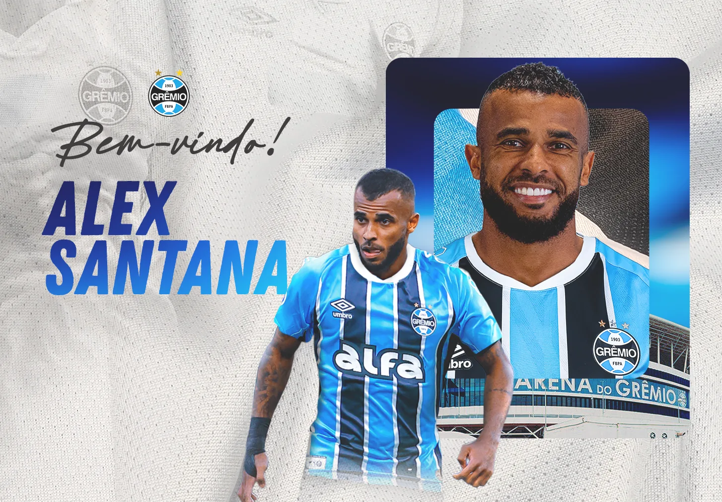 Grêmio oficializa contratação de Alex Santana