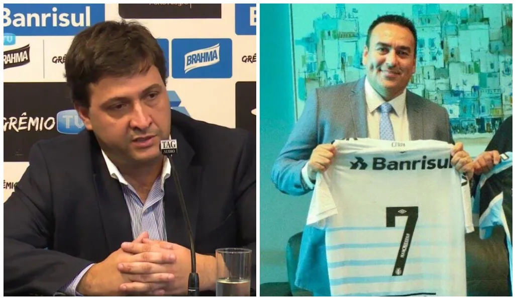 Uma ideia totalmente oposta entre Alberto Guerra e Marcelo Marques no Grêmio Guerra e Marcelo Marques no Grêmio