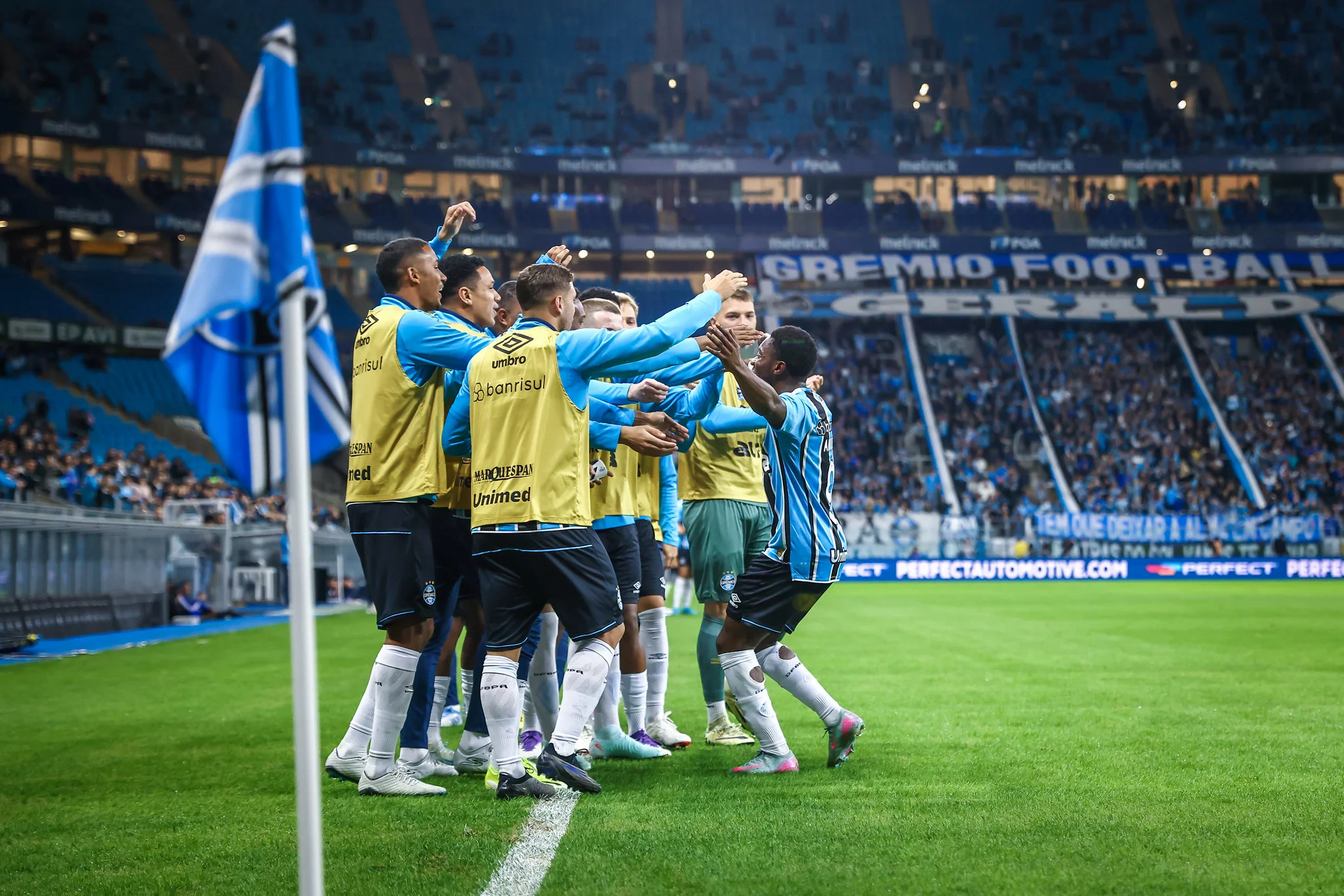 Gramado vai melhorar? Grêmio inicia reuniões e quer toda a Arena "top de linha" Grêmio quer melhorar gramado