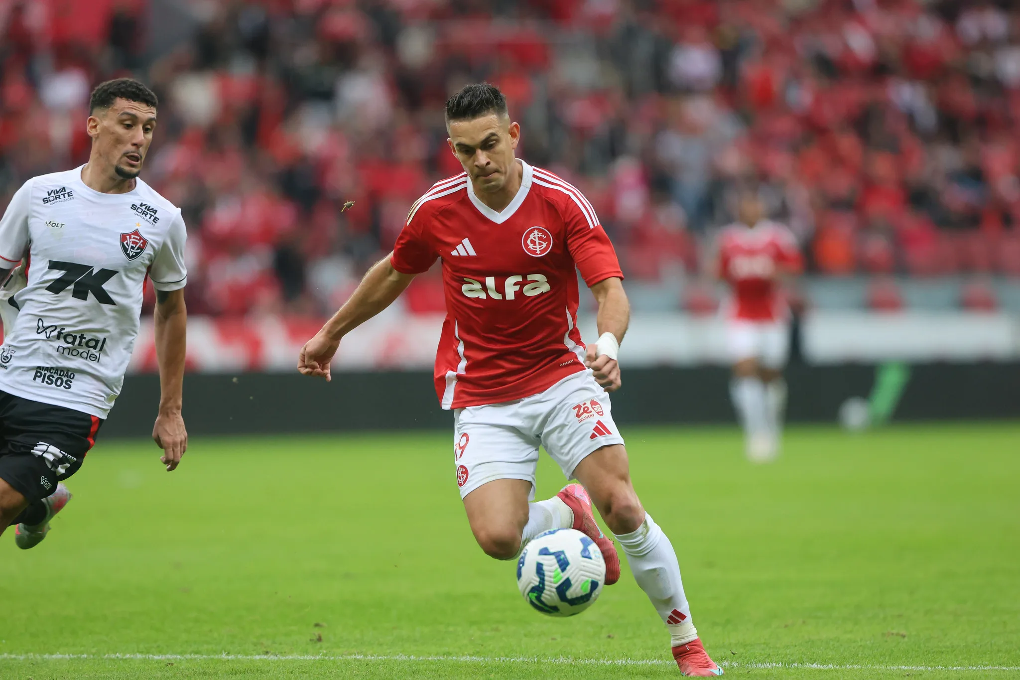 A foto publicada por Rafael Borré logo depois da vitória do Inter no Beira-Rio Borré titular do Inter