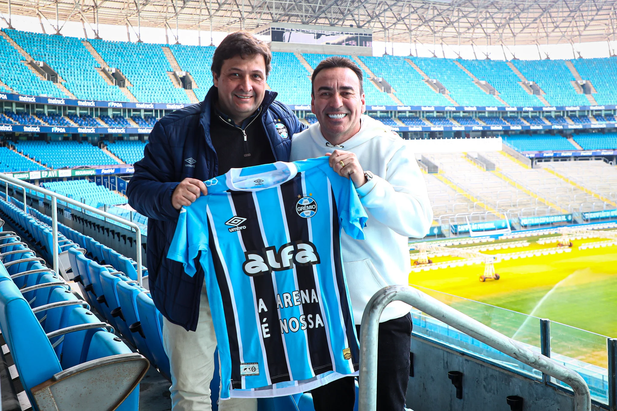 Grêmio quer "aumentar" a capacidade da Arena e já sabe por onde começar Marcelo Marques compra Arena