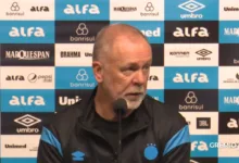 Mano Menezes em derrota do Grêmio