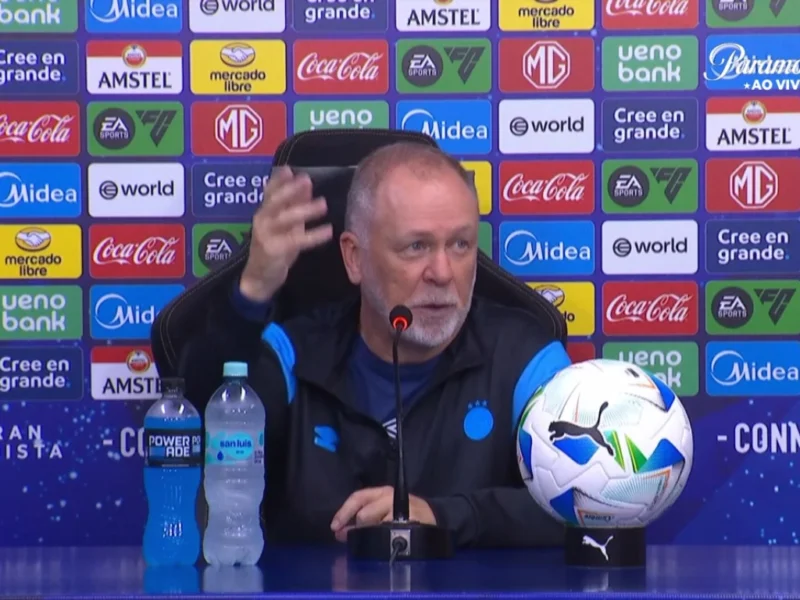 Mano Menezes na coletiva