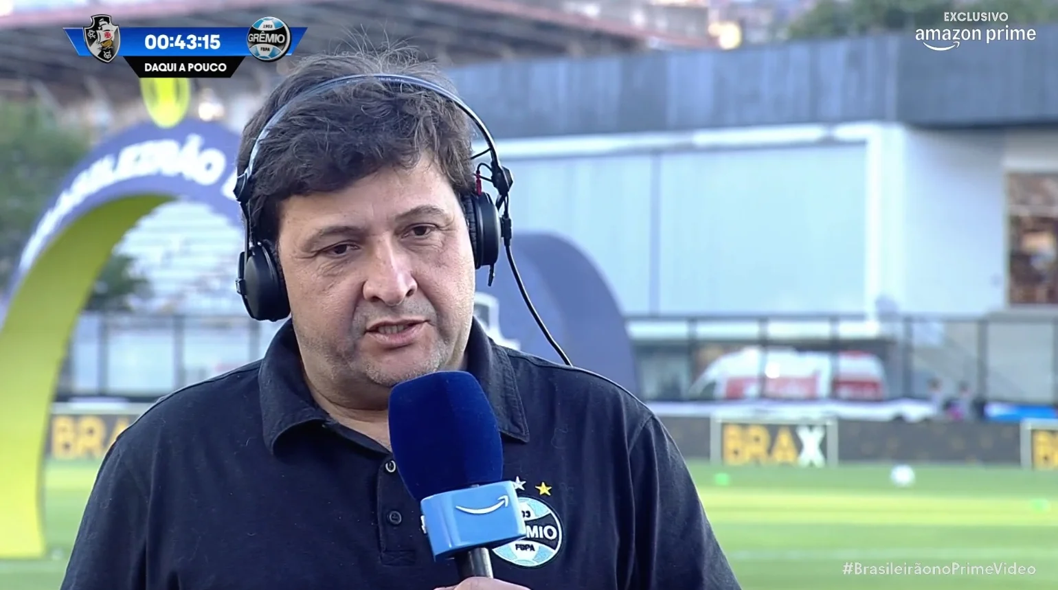 Presidente do Grêmio admite necessidade de reforços e elogia Marques: "Grande gremista" Alberto Guerra antes de Vasco x Grêmio