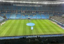 Arena do Grêmio com falhas