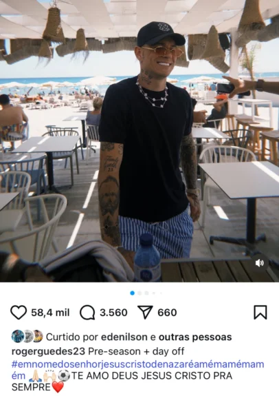 Curtida de jogador do Grêmio e música de Armandinho: Róger Guedes segue agitando a torcida