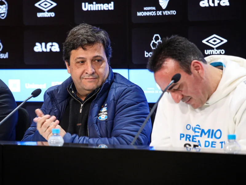 "Poucos sabem": presidente do Grêmio faz revelação sobre Marcelo Marques e Suárez Arena do Grêmio