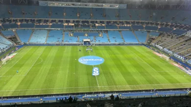 Arena do Grêmio com falhas