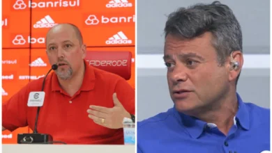 Jornalistas do centro do país questionam fala de Barcellos sobre Flamengo: "Inter não é pobrinho" Presidente do Inter criticado