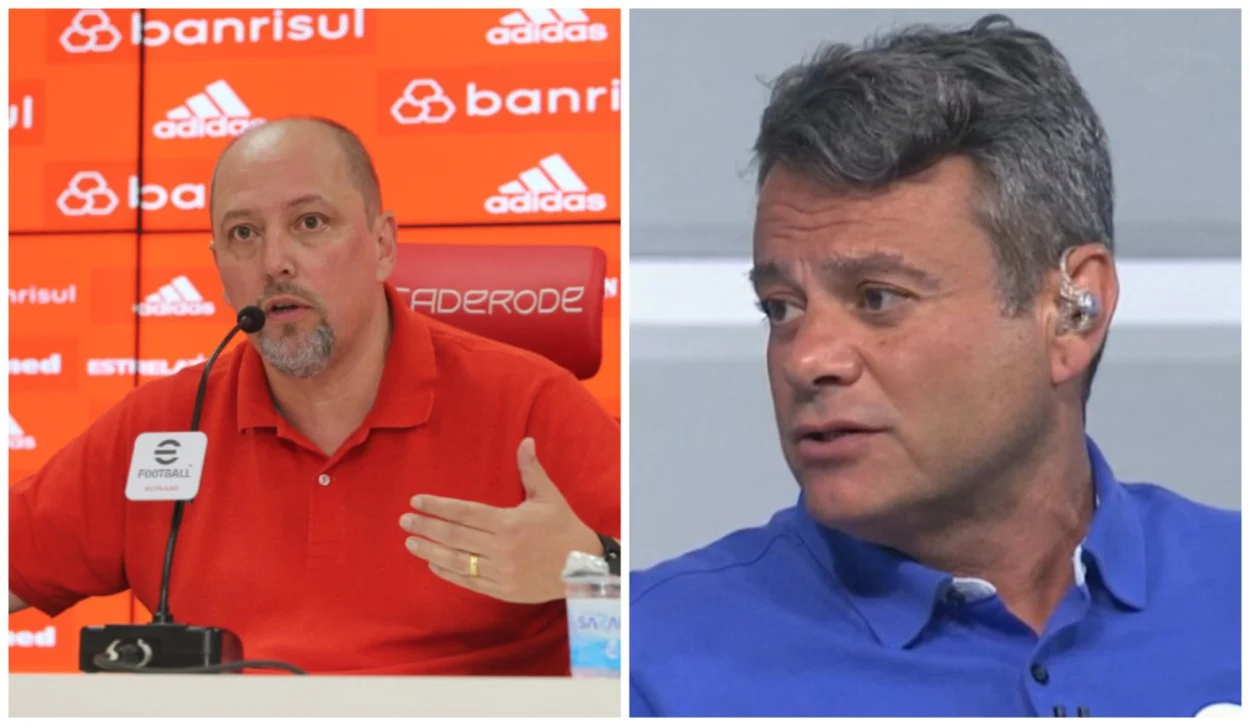 Jornalistas do centro do país questionam fala de Barcellos sobre Flamengo: "Inter não é pobrinho" Presidente do Inter criticado